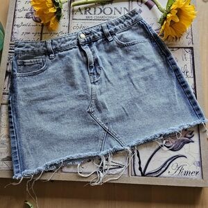 PacSun Blue Denim Mini Skirt